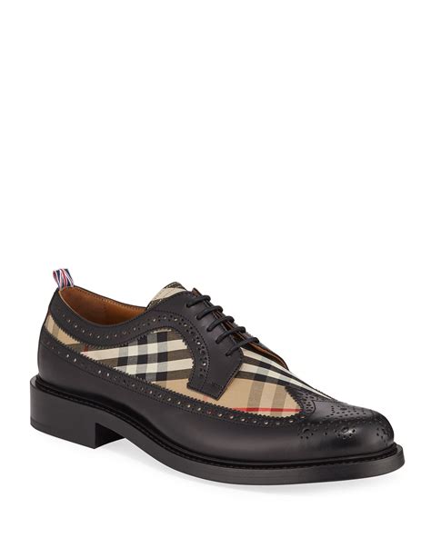 burberry mens shoes us|burberry men's wingtip shoes.